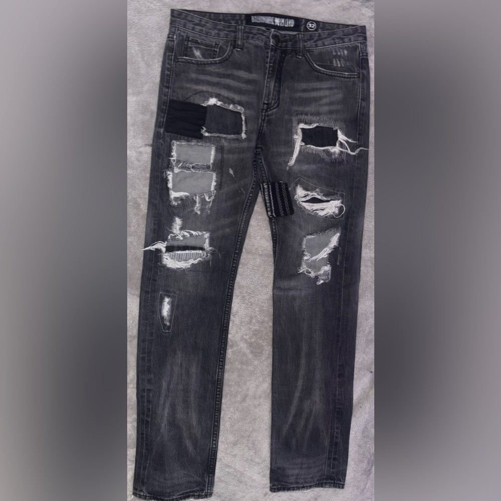 Billionaire Boys Club Distressed Denim Jeans